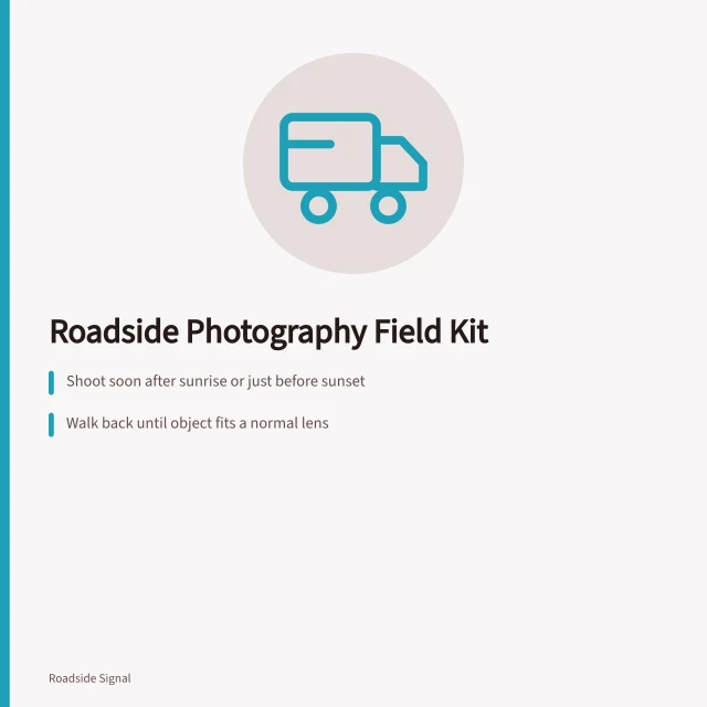 Roadside attraction photography tips: light windows, lens choices, permits, and shot list. Light windows and permits: a field kit for shooting roadside attractions