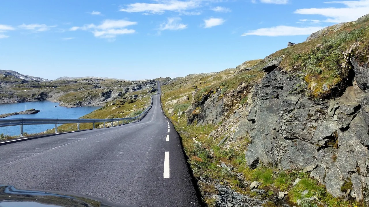norway, sognefjellsveien, sognefjellet, road, rock, landscape, heaven, asphalt, road trip. Highway Itinerary Planning: How It Works on Scenic Routes