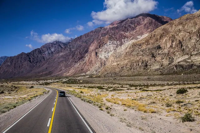 road, car, mountains, roadtrip, trip, nature, travel, vehicle, pavement, transportation, asphalt, route, car wallpapers, highway, mountain range, landscape, desert, chile