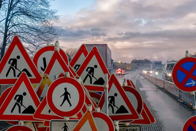 construction site, traffic, road, highway, signs, disability, warning, construction work, road works, street sign, disability, road works, road works, road works, road works, road 