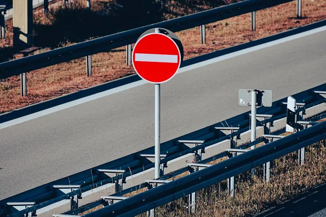 traffic sign, road, highway, prohibitory, do not pass